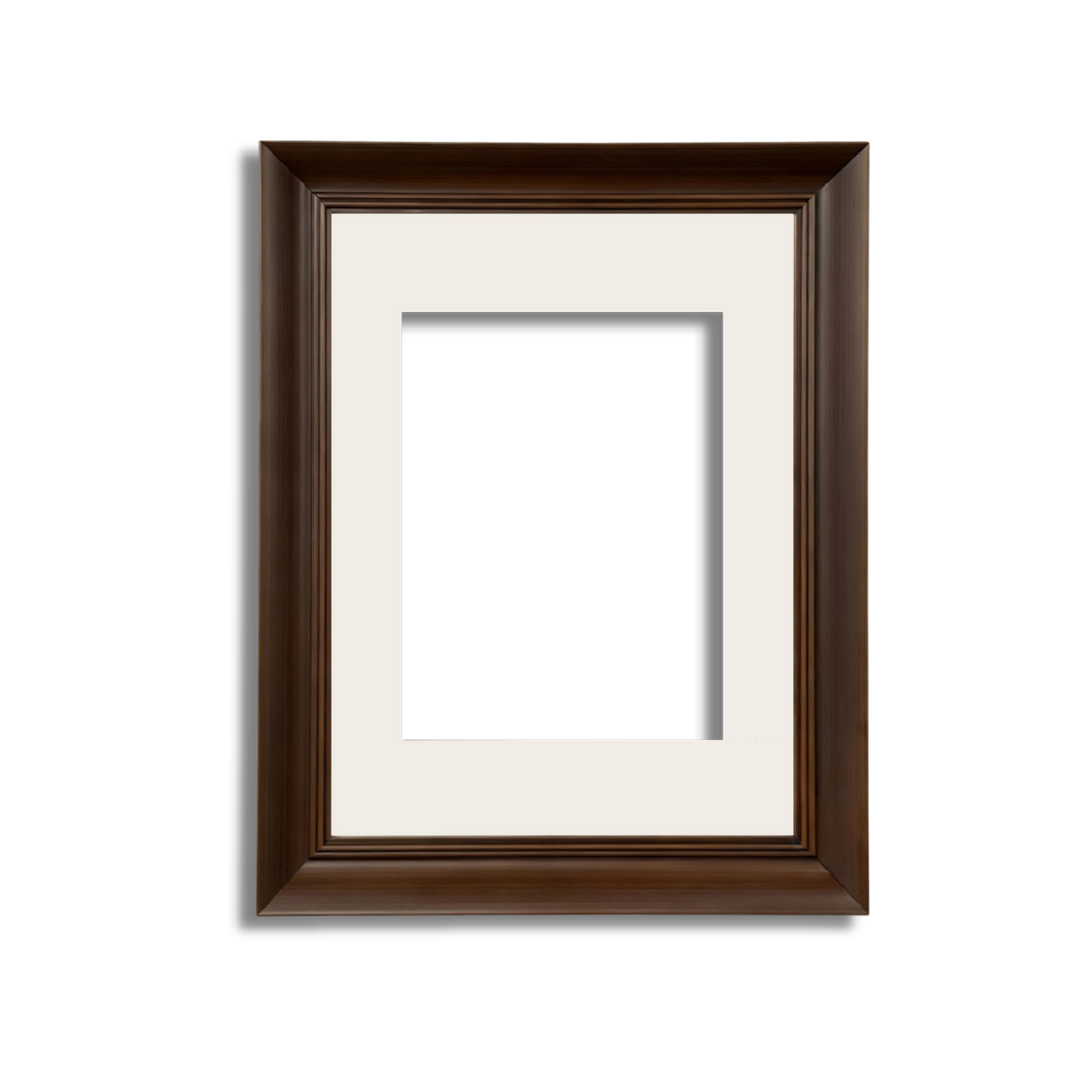 13.3”  Slim Modern Walnut Frame