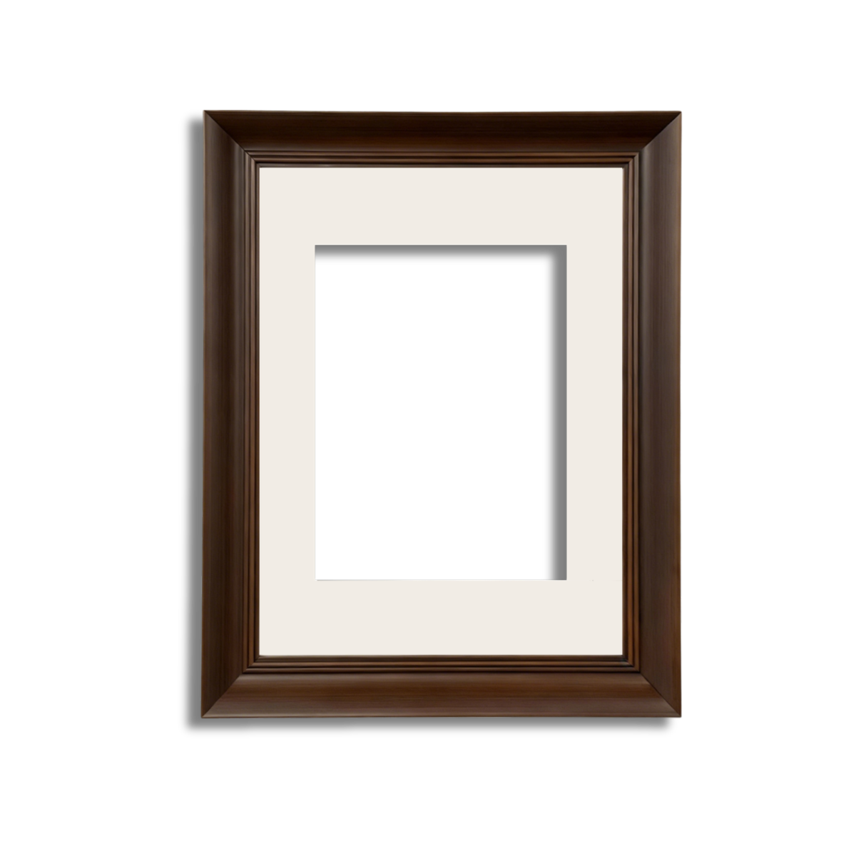 13.3”  Slim Modern Walnut Frame