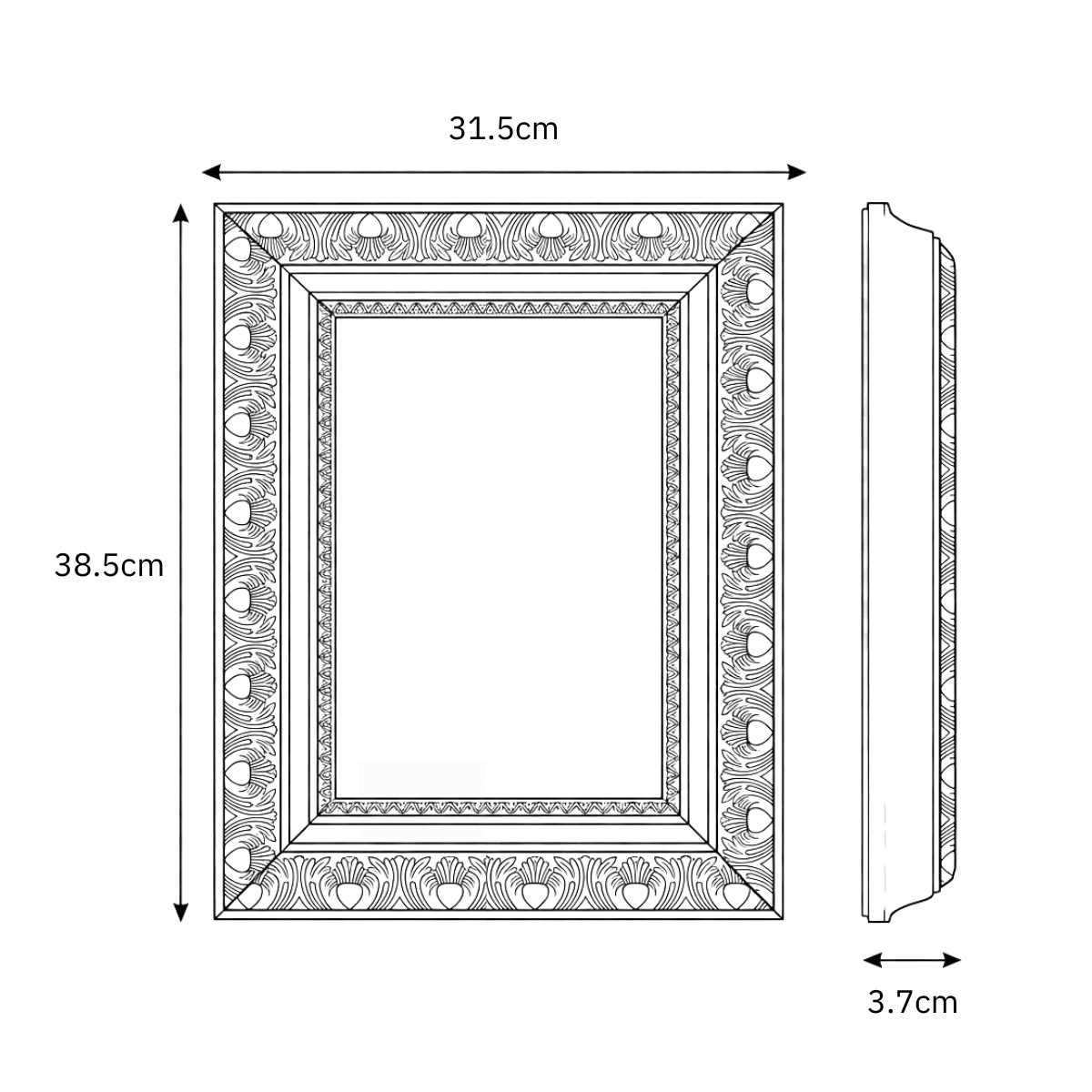 13.3” Classic Gold Frame
