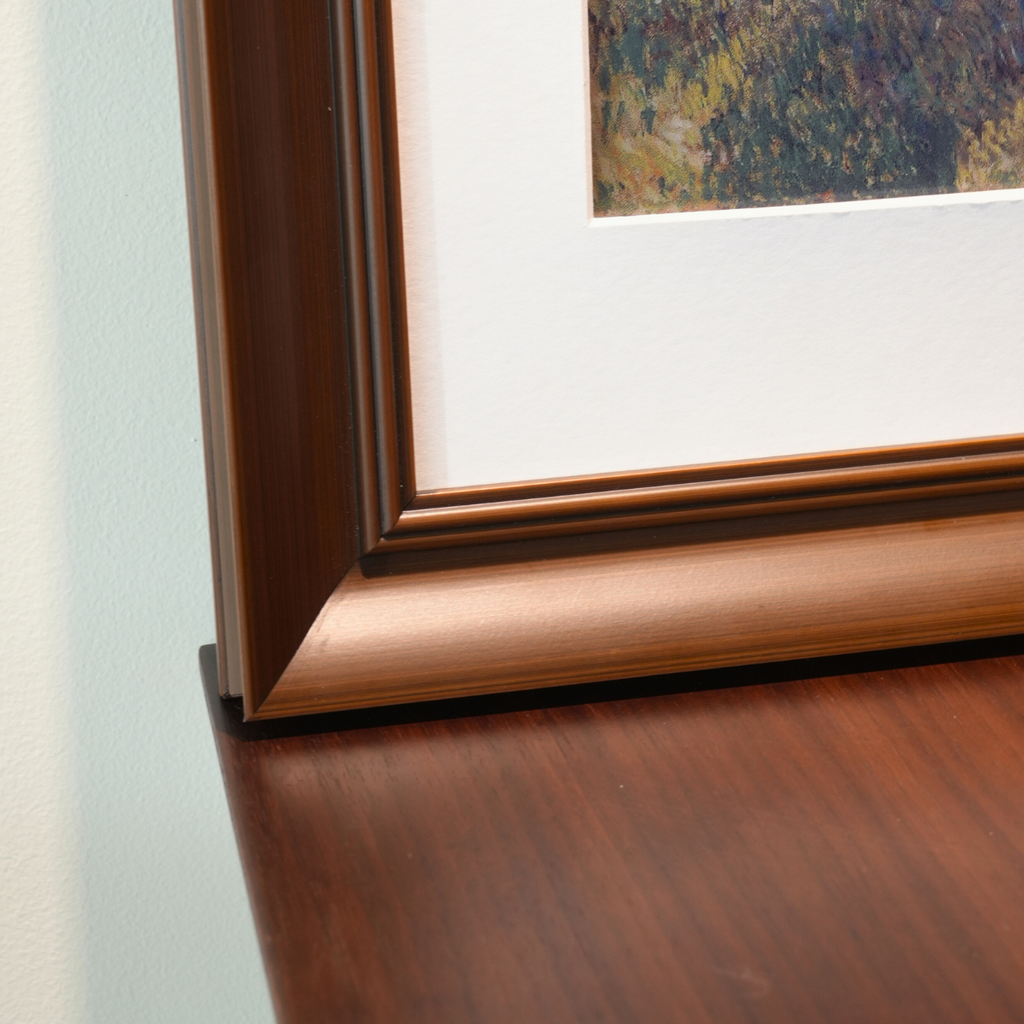 13.3”  Slim Modern Walnut Frame