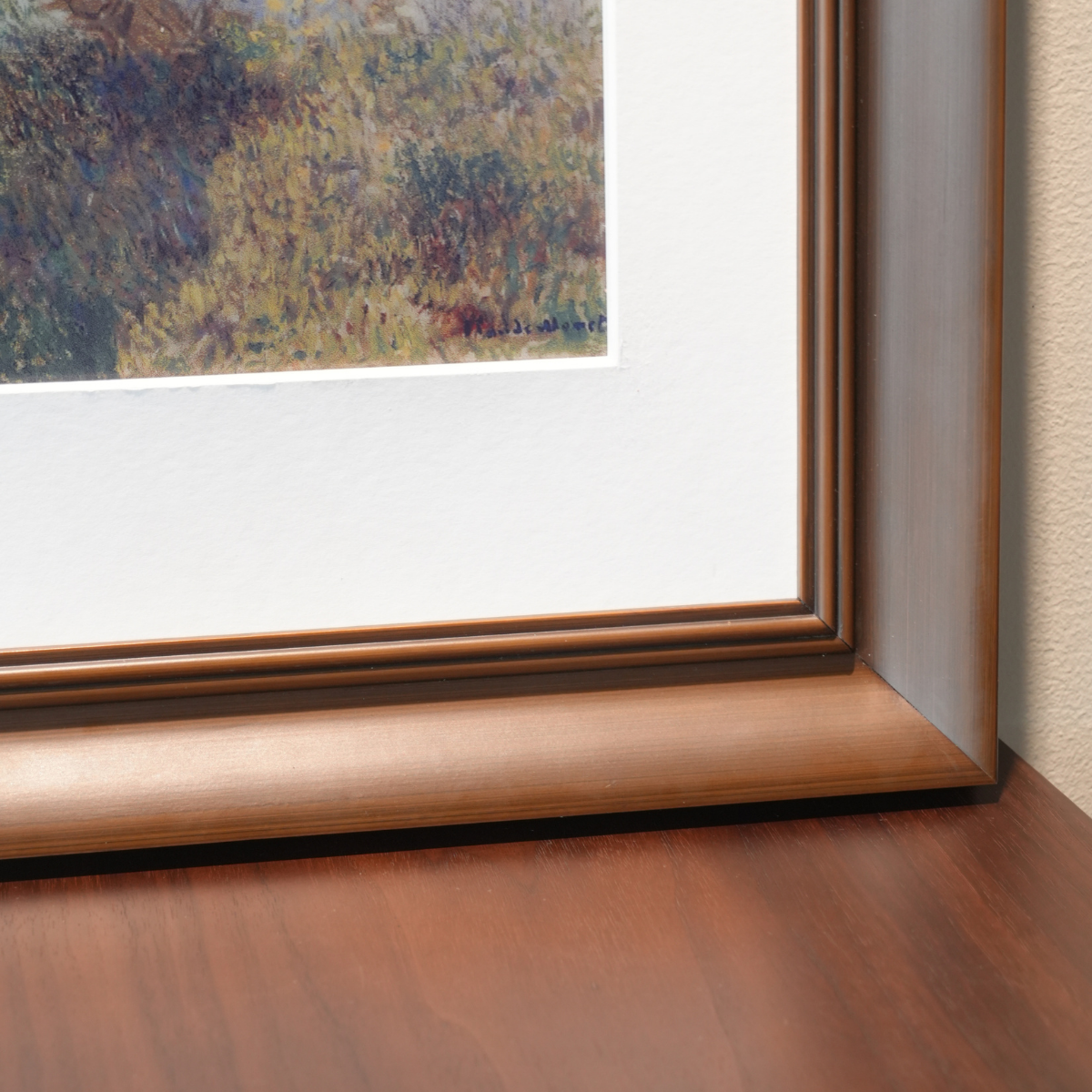 13.3”  Slim Modern Walnut Frame